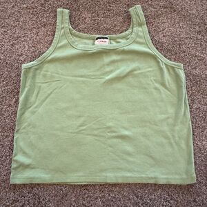 Avenue Plus Size 26/28 Green Sleeveless Tank Top Cami – Great Condition
